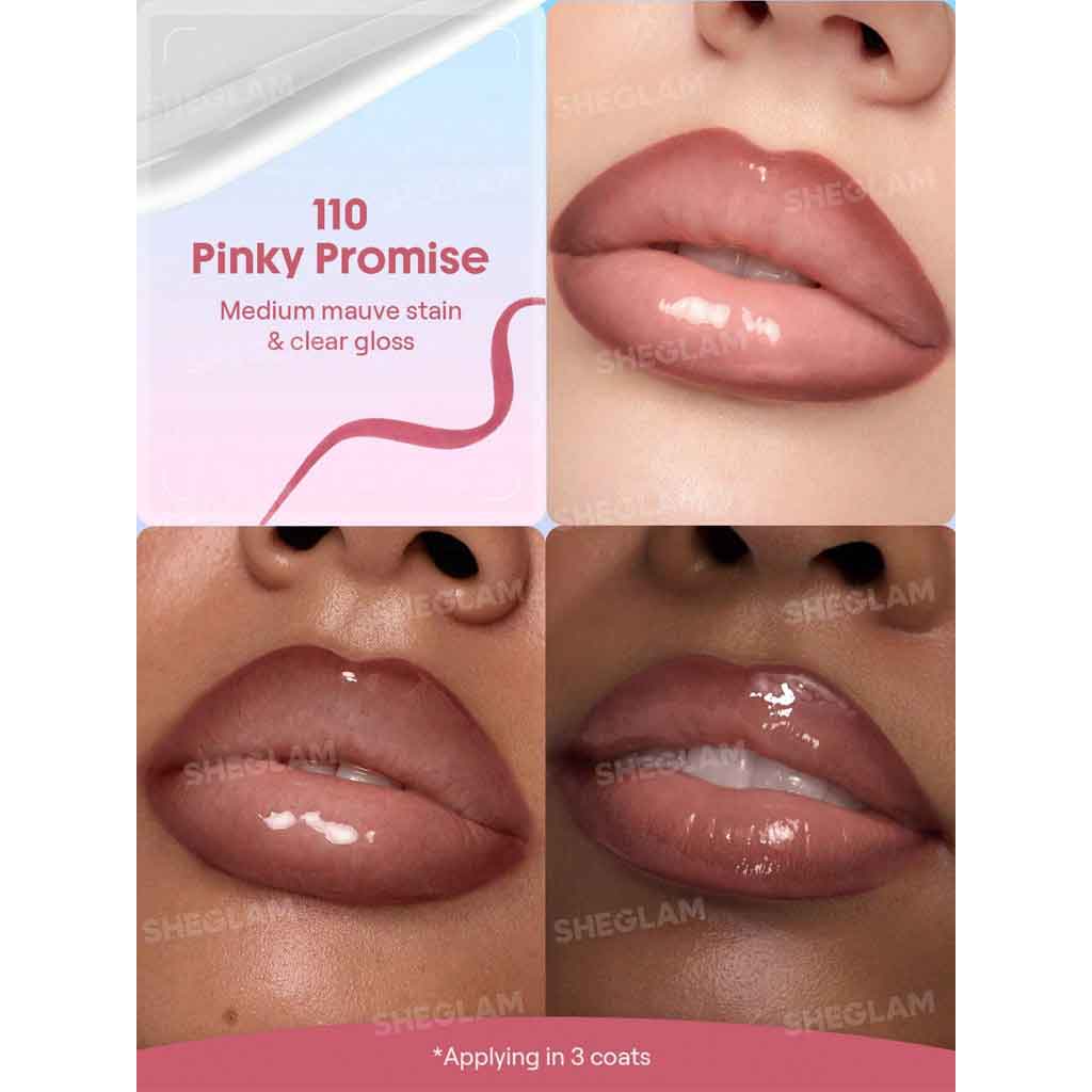 Sheglam Line To Shine Peel-Off Lip Stain & Gloss Duo