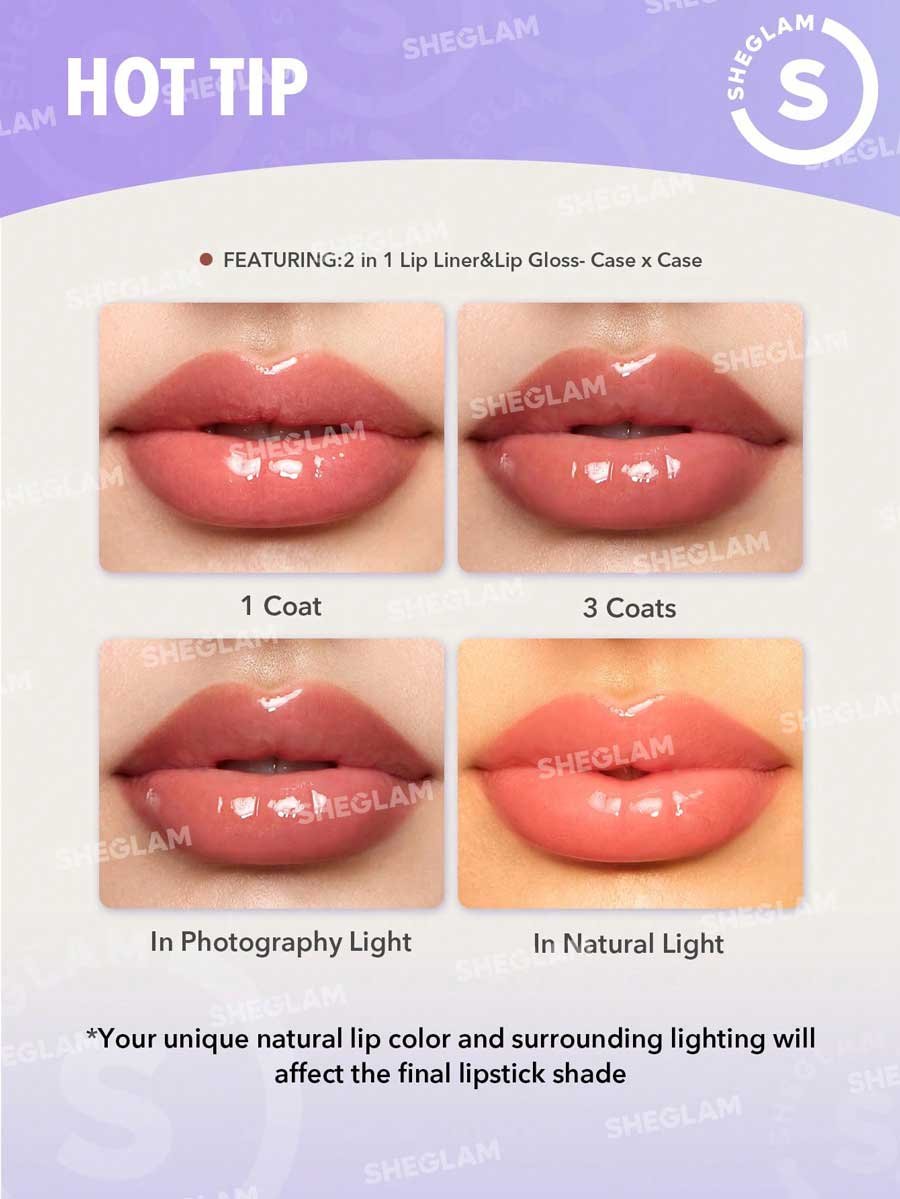 Sheglam Lip Rules Liner & Gloss Pen