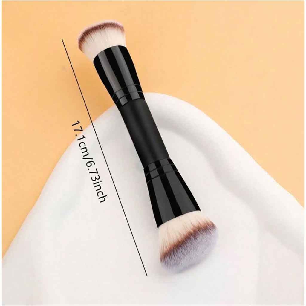 1pc Portable Dual-Ended Multi-Functional Makeup Brush