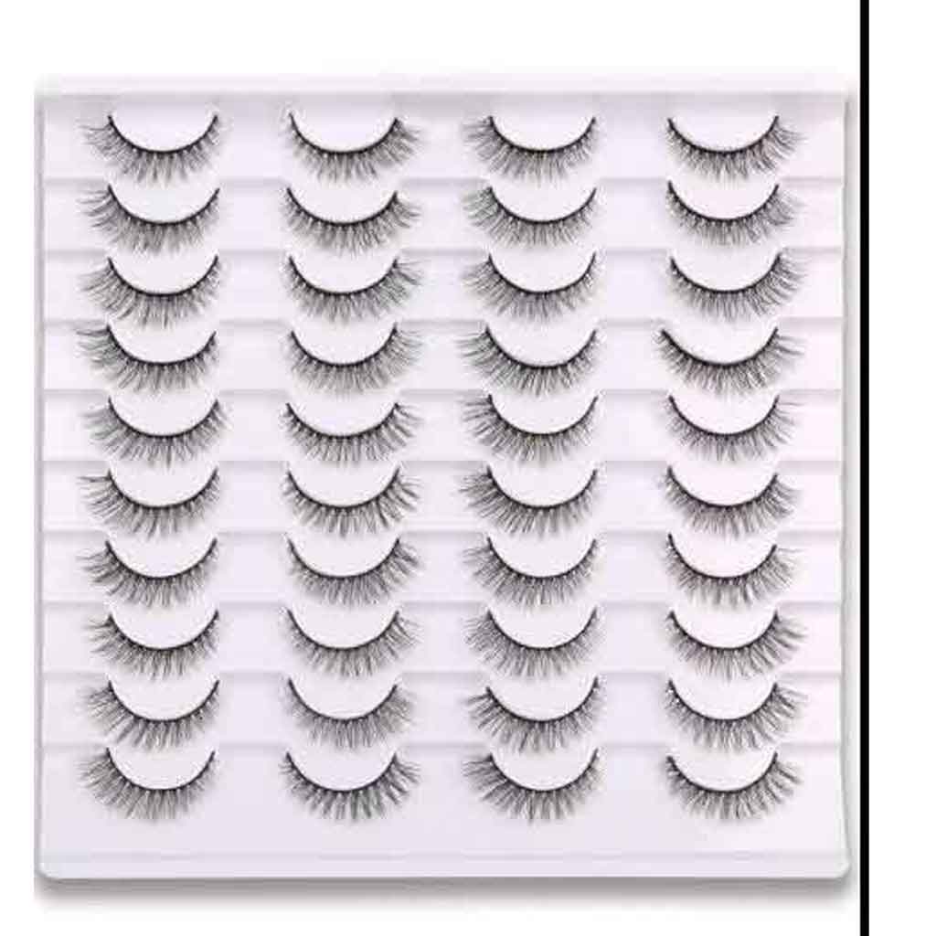 Shein 20 Pairs Natural false eyelashes