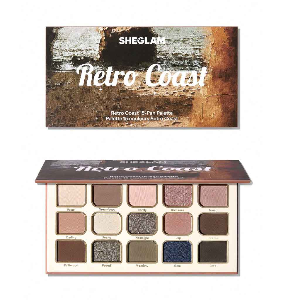 Sheglam Retro Coast 15-Pan Palette