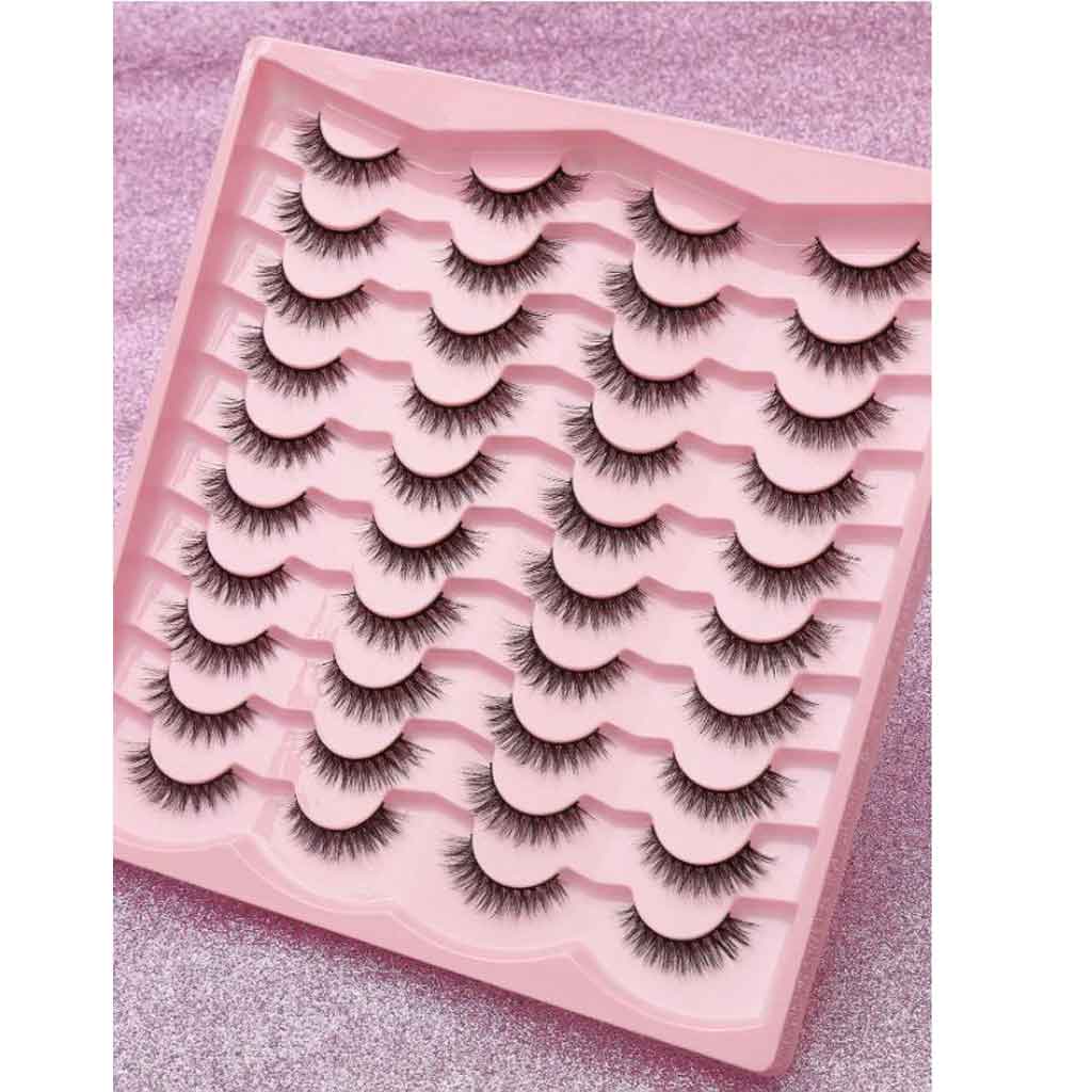 Shein 20 pairs of natural-looking false eyelashes