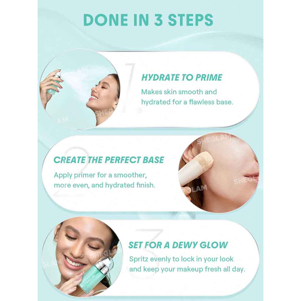 Sheglam Good Grip Hydrating Prime & Set Spray