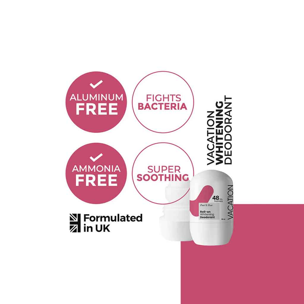 Vacation Pearl & Rose Whitening Deodorant