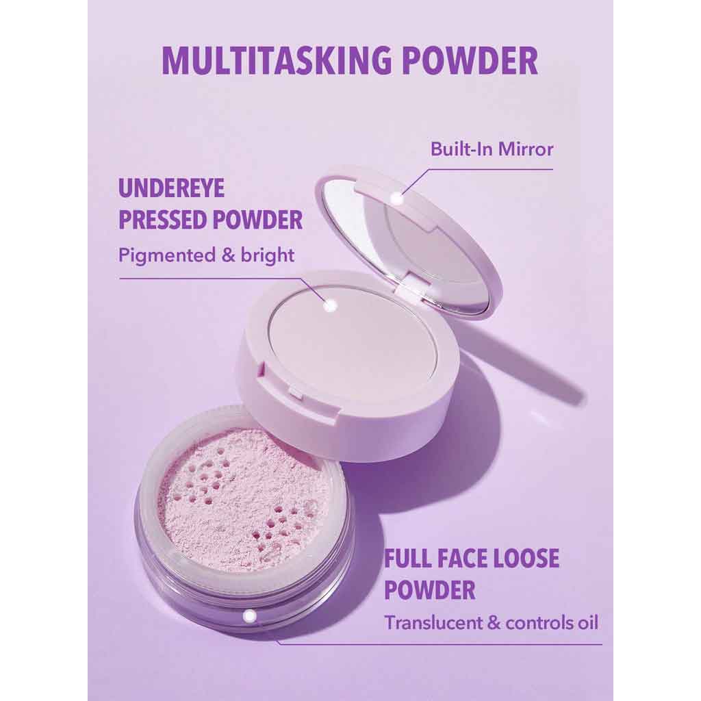 Sheglam Insta-Ready Face & Under Eye Setting Powder Duo-Taro