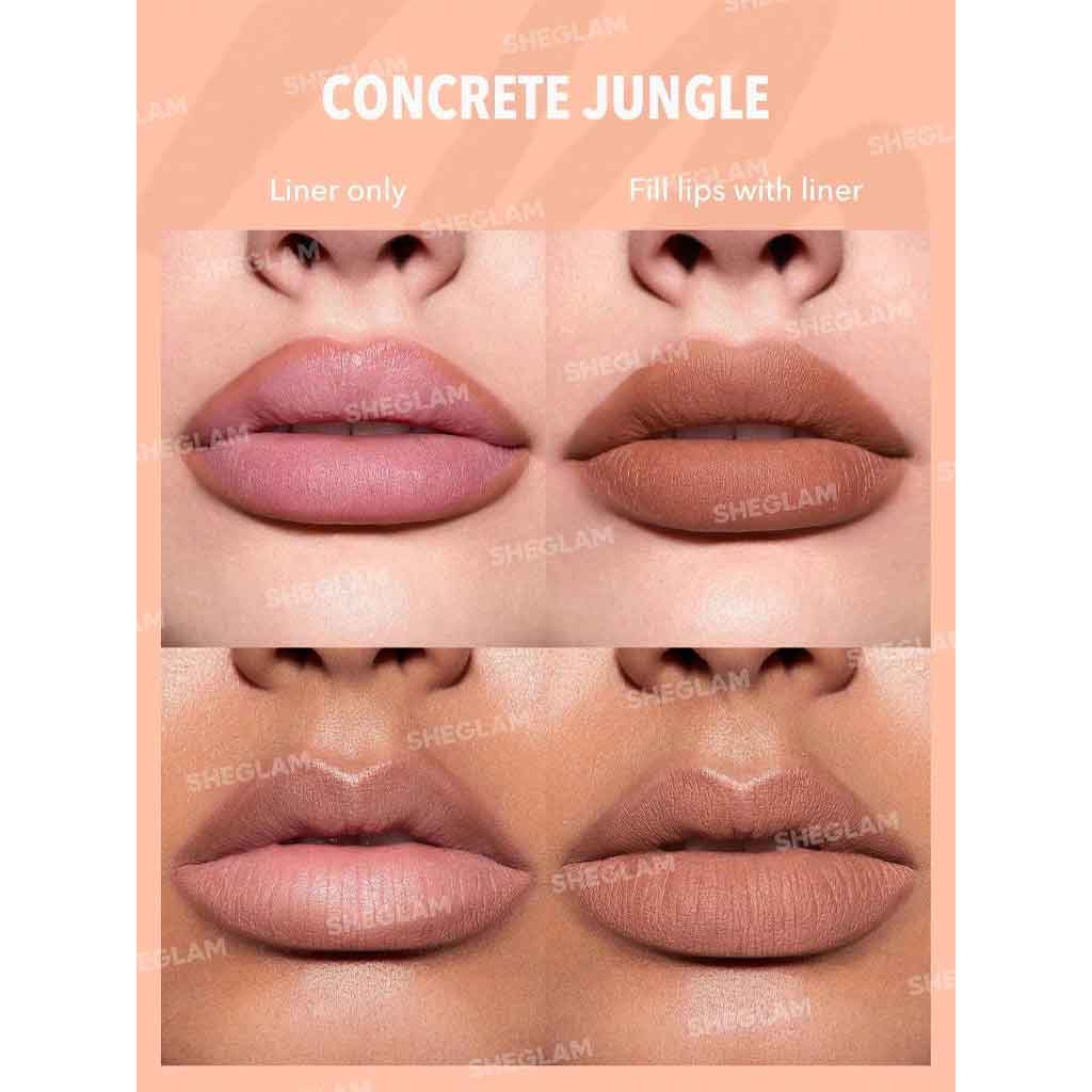 Sheglam So Lippy Lip Liner Set-Au Naturel