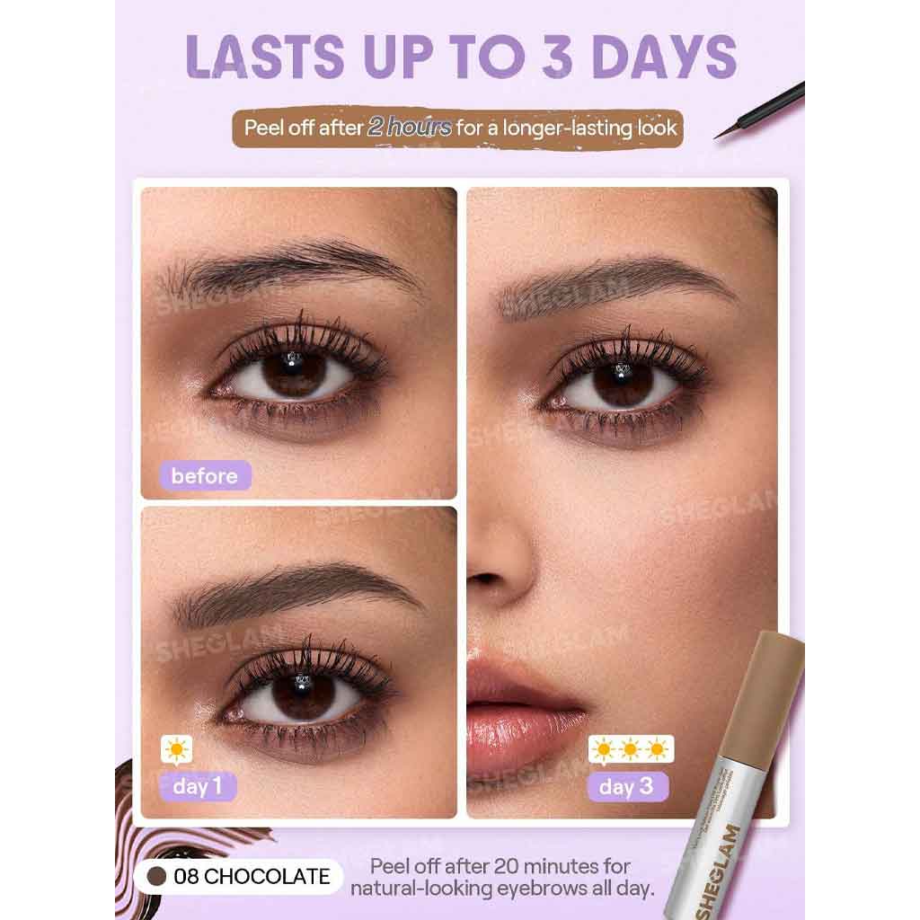 Sheglam Tint Lock Tattoo Peel Off Brow Gel