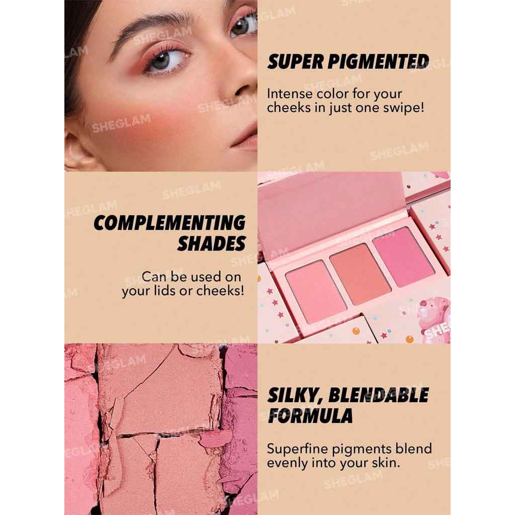 Sheglam Sweet Cheeks Blush Trio