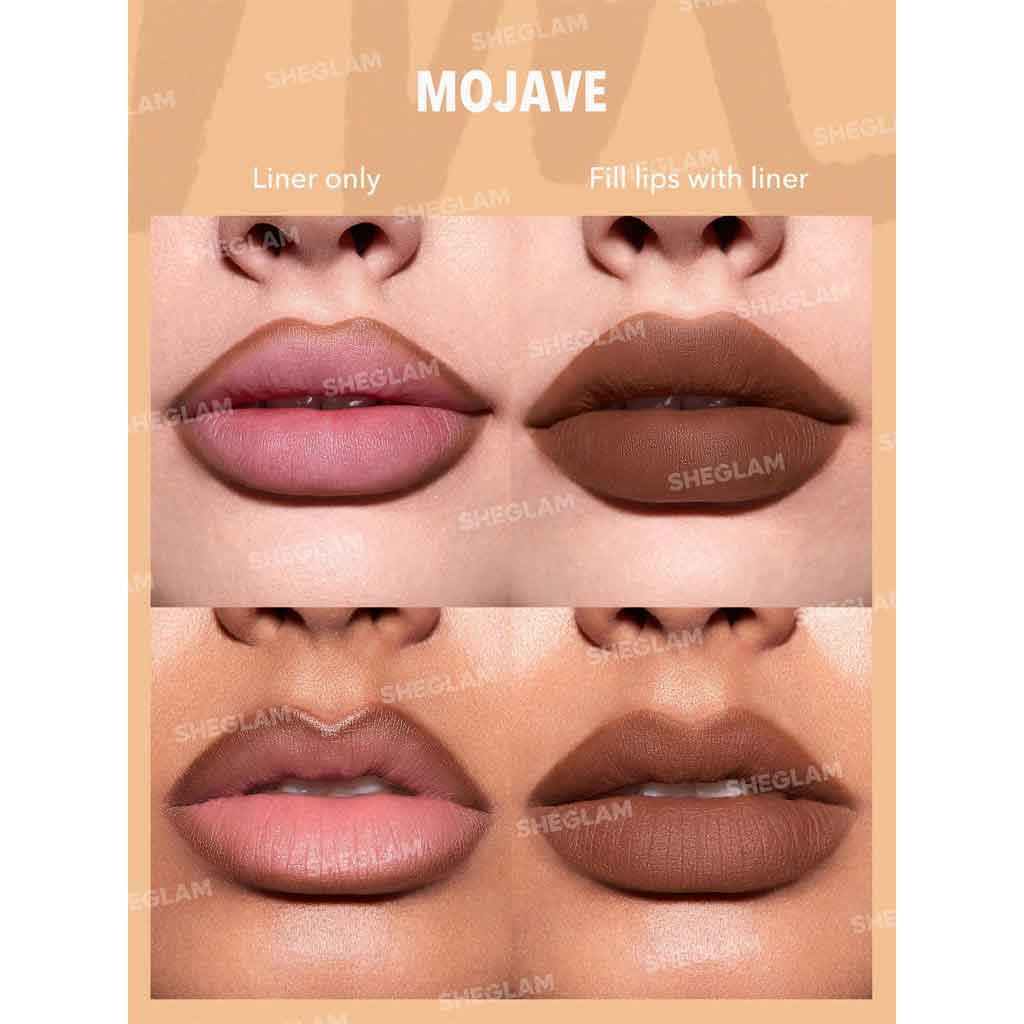 Sheglam So Lippy Lip Liner Set-Espresso Kisses