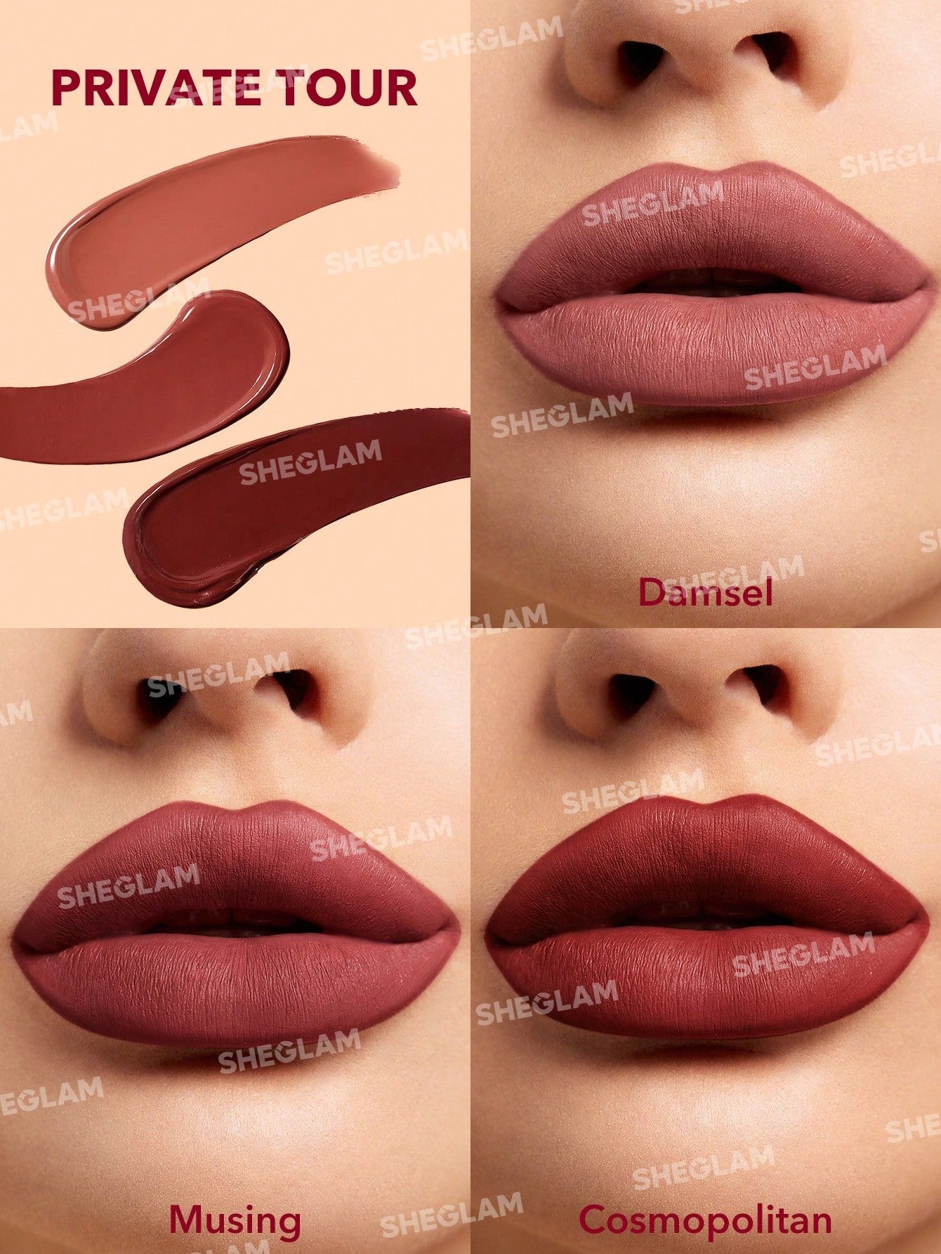 Sheglam Matte Allure Liquid Lipstick Set
