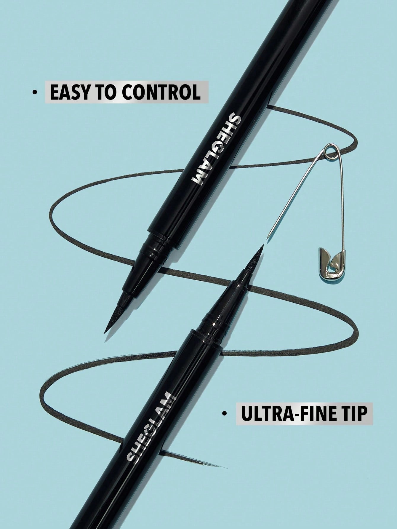 Sheglam Pro Precision Waterproof Liquid Eyeliner-Black