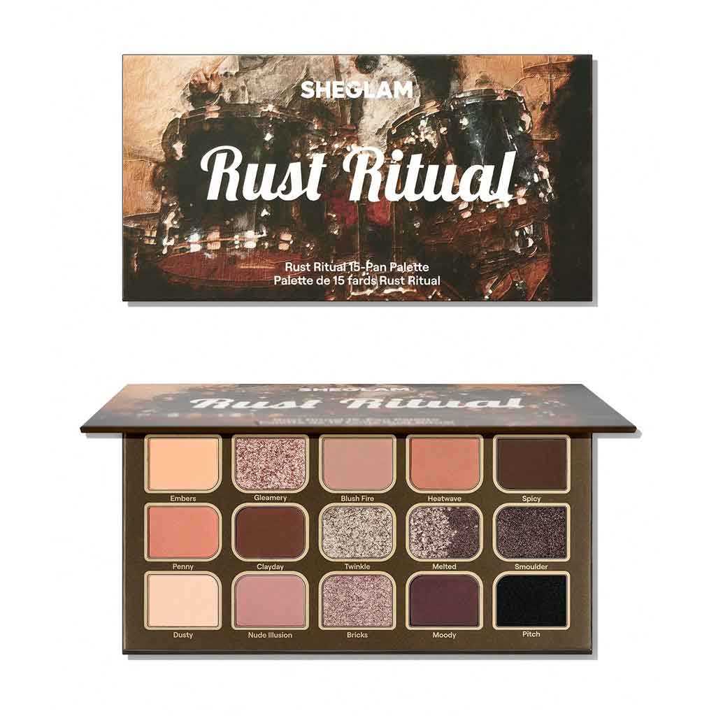 Sheglam Rust Ritual 15-Pan Palette