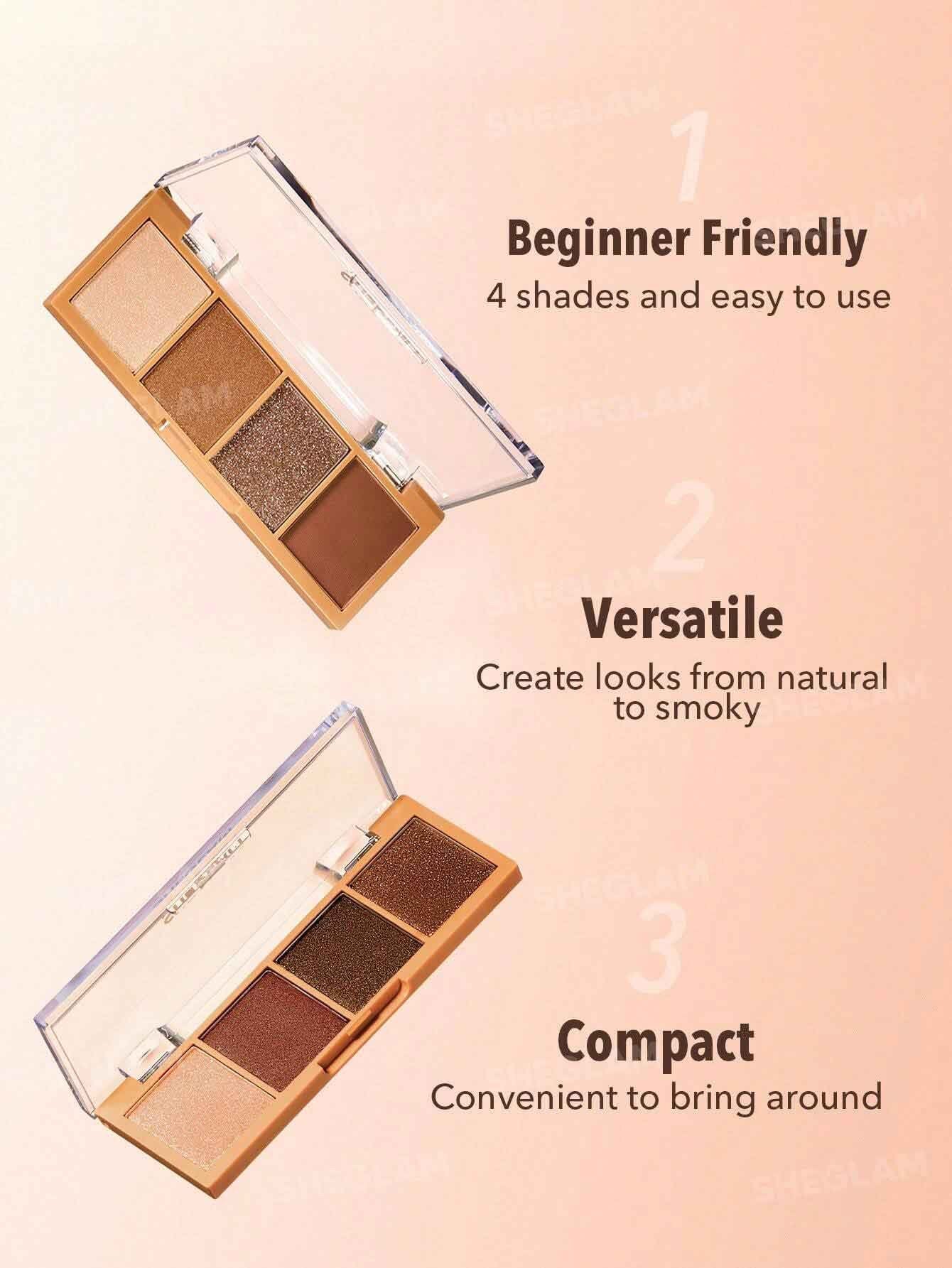 Sheglam Essential Square Eyeshadow Quad-Serendipity