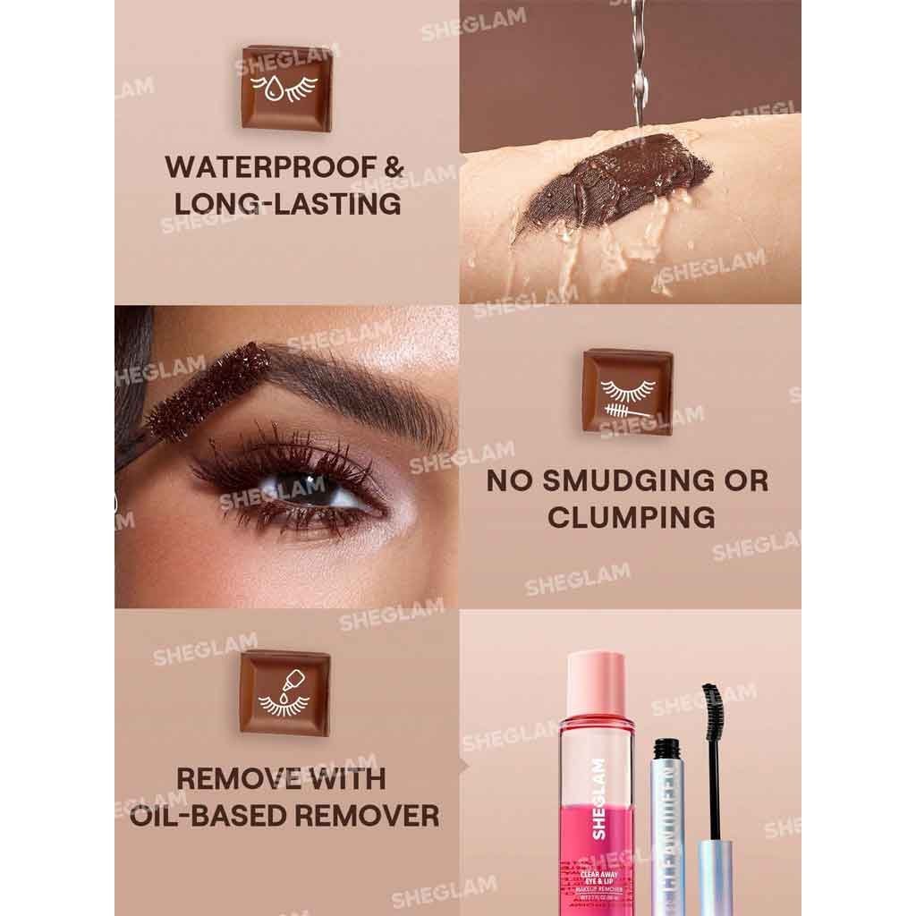Sheglam All-In-One Volume & Length Mascara-Waterproof Macchiato