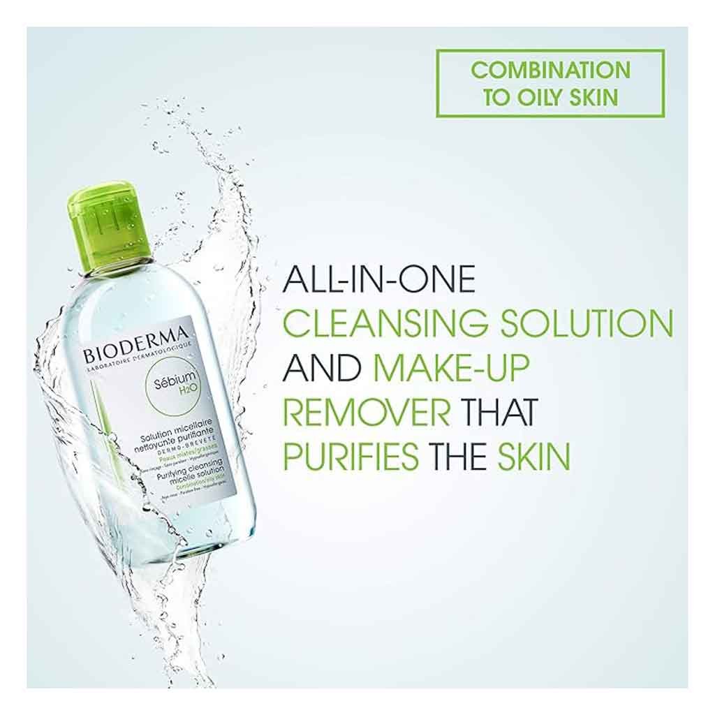 Sebium H2O Oily & Combination Skin Micellar Water 500 ml