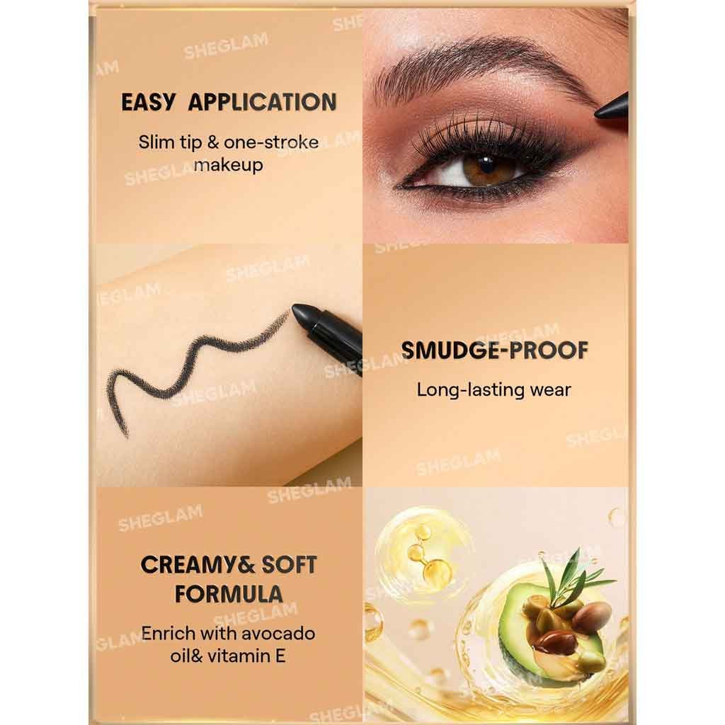 Sheglam Bold Moves Kohl Cream Eyeliner Pencil