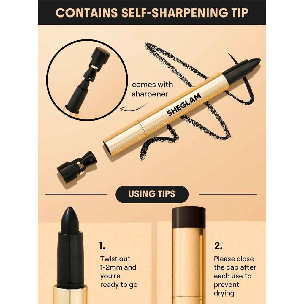 Sheglam Bold Moves Kohl Cream Eyeliner Pencil