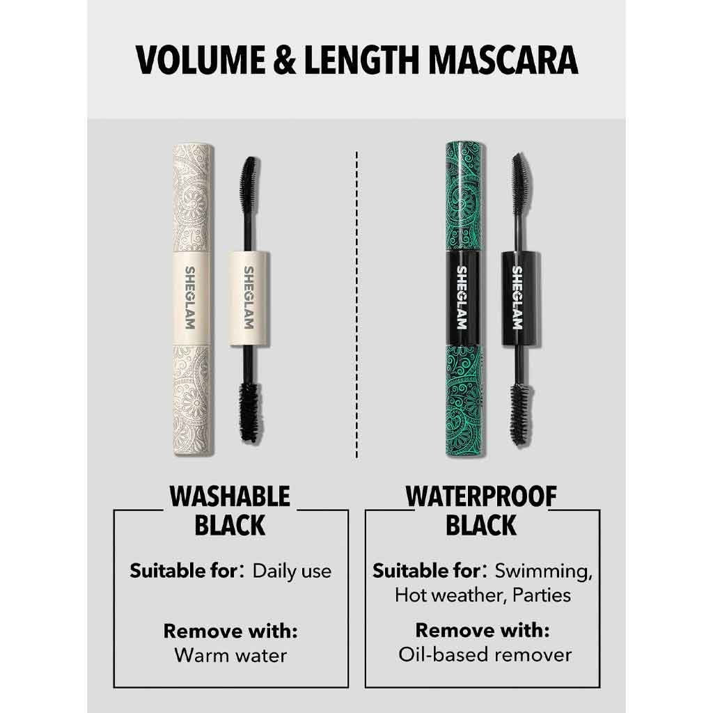 Sheglam All-In-One Volume & Length Mascara - Black