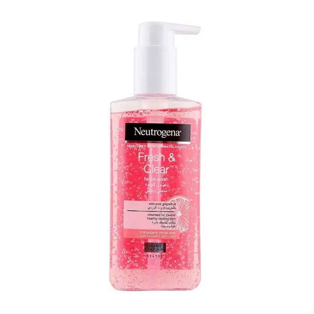 Neutrogena Fresh & Clear Facial Wash with Pink Grapefruit