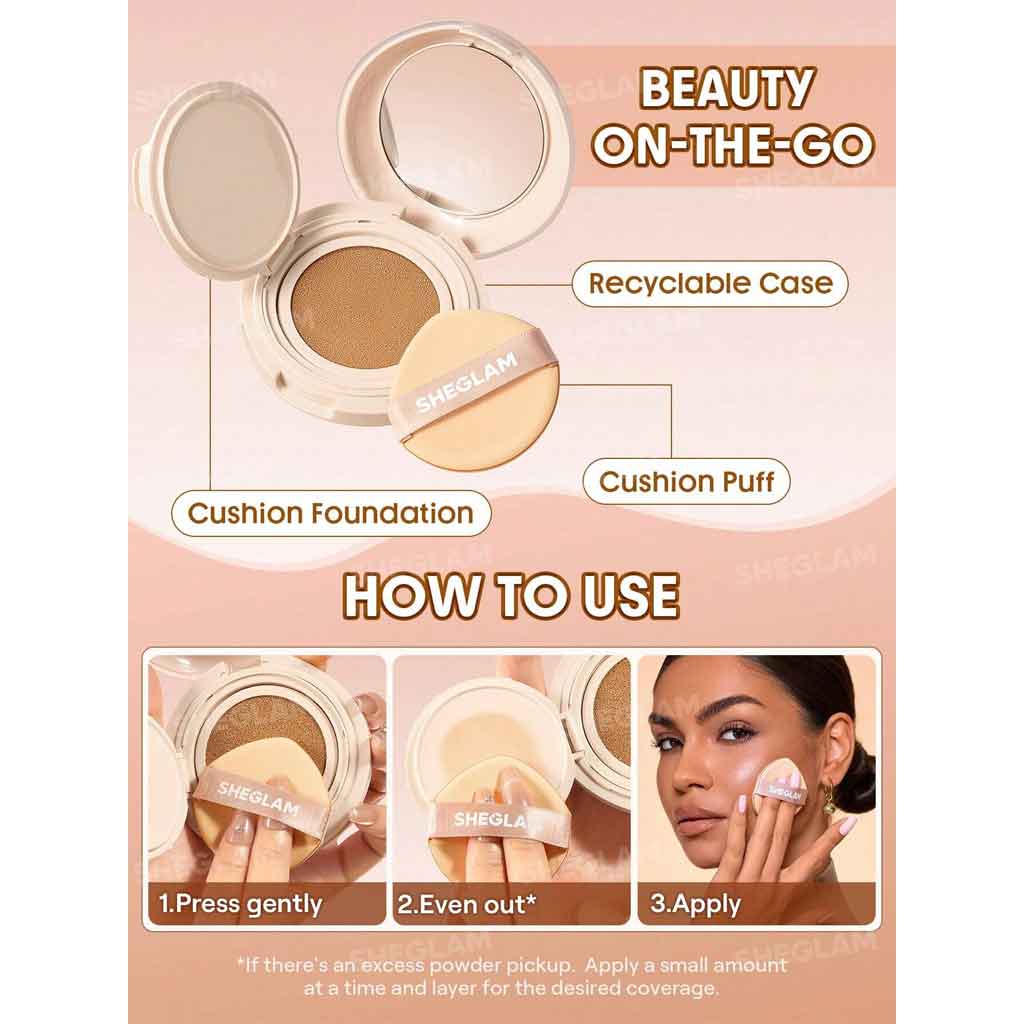 Sheglam Lock & Go Long-Lasting Cushion Foundation