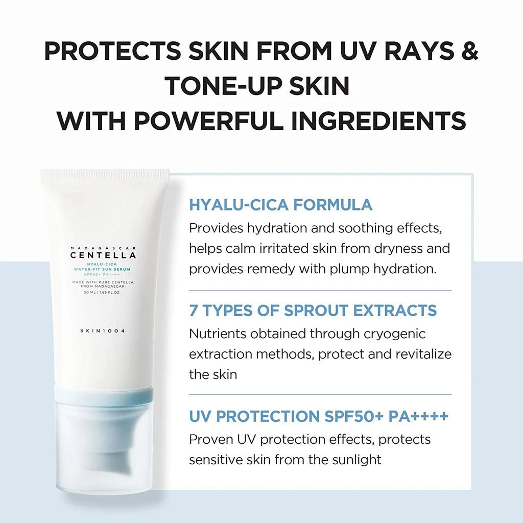 SKIN 1004 - Madagascar Centella Hyalu-Cica Water-Fit Sun Serum
