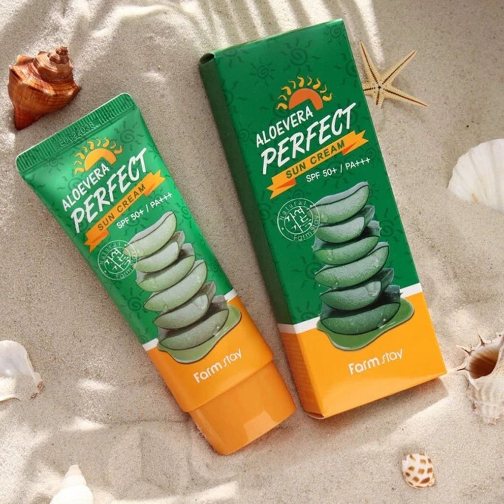 Farm Stay Aloe Vera Perfect Sun Cream SPF 50+