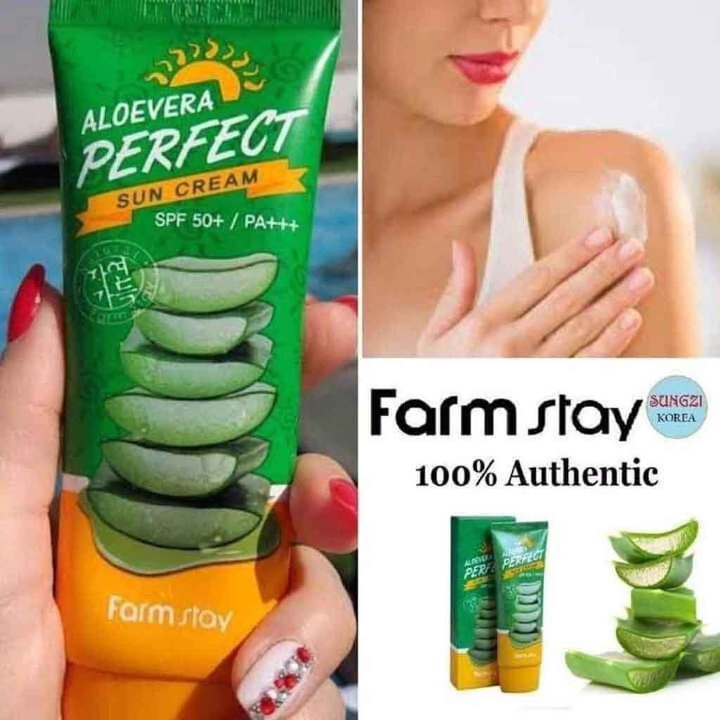 Farm Stay Aloe Vera Perfect Sun Cream SPF 50+