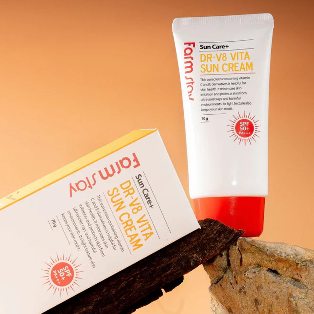 Farmstay Dr.V8 Vita Sun Cream 70g