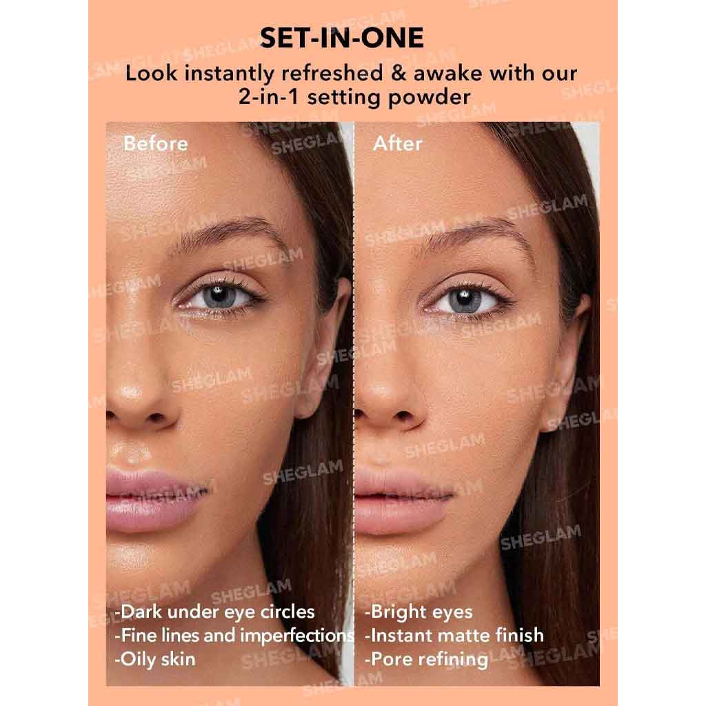 Sheglam Insta-Ready Face & Under Eye Setting Powder Duo