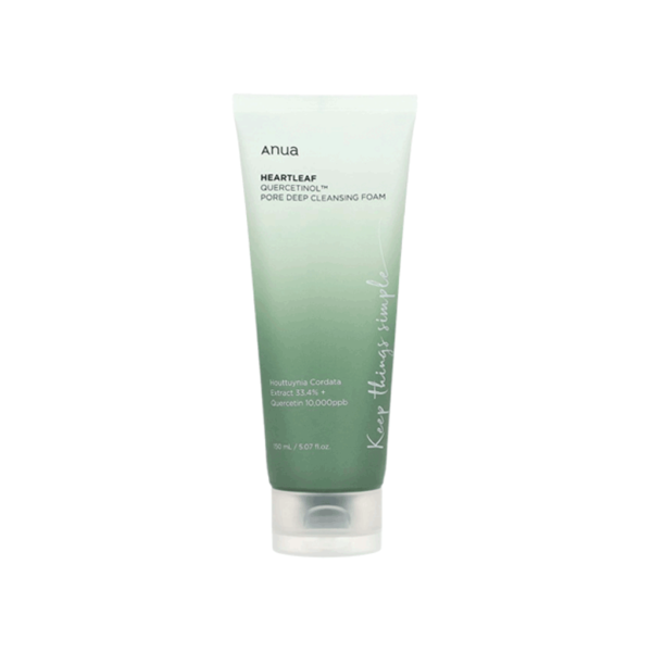ANUA HEARTLEAF QUERCETINOL PORE DEEP CLEANSING FOAM 150 ML