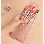 Professional Makeup Brush Set, 8 Pieces with Bag, Travel Size