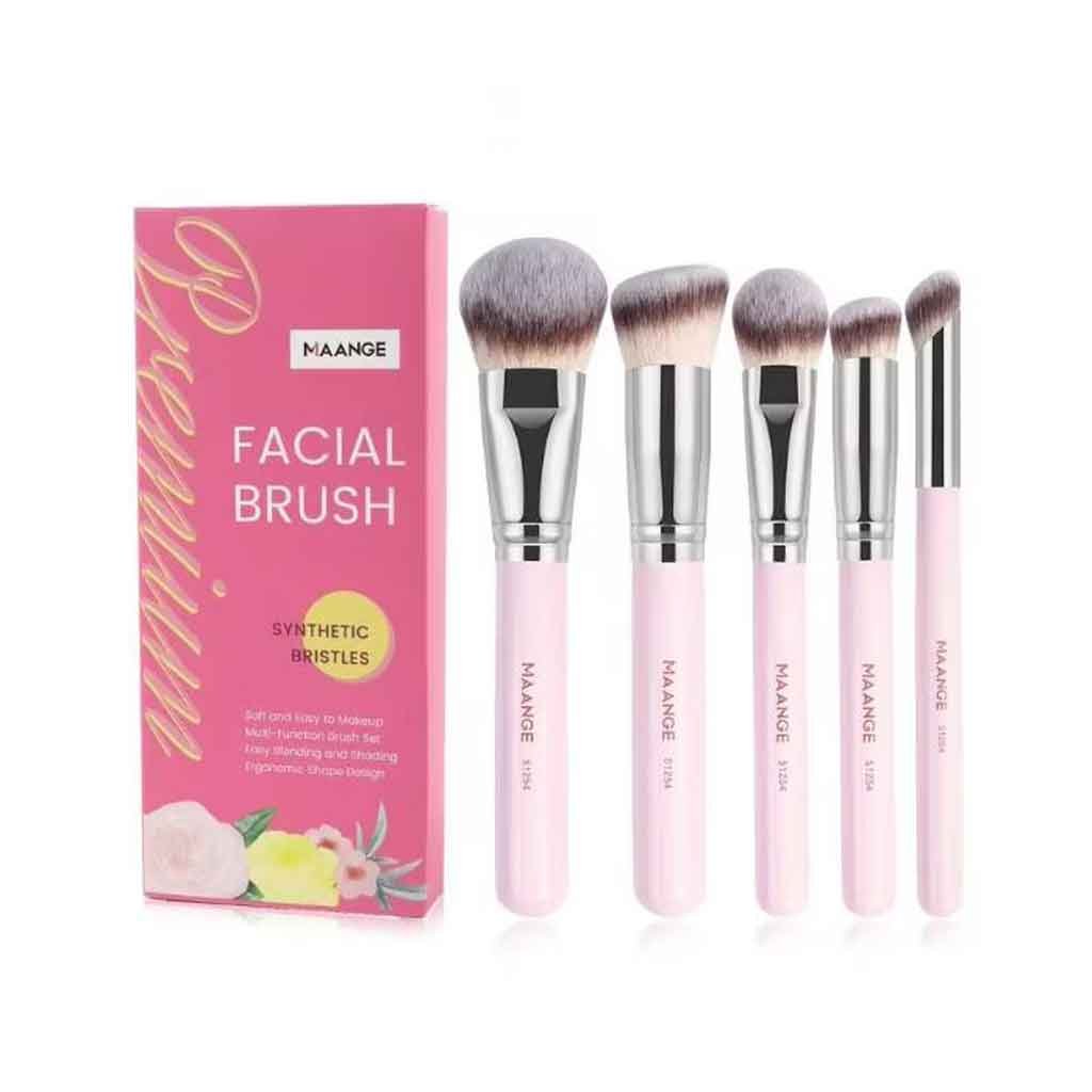 1_8ca2b957-38d0-4988-b9d4-625d3c287bc0.jpg MAANGE 5pcs Professional Face Makeup Brush Set - Image 1