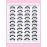 Shein 20 pairs of thick, full, faux fur false eyelashes