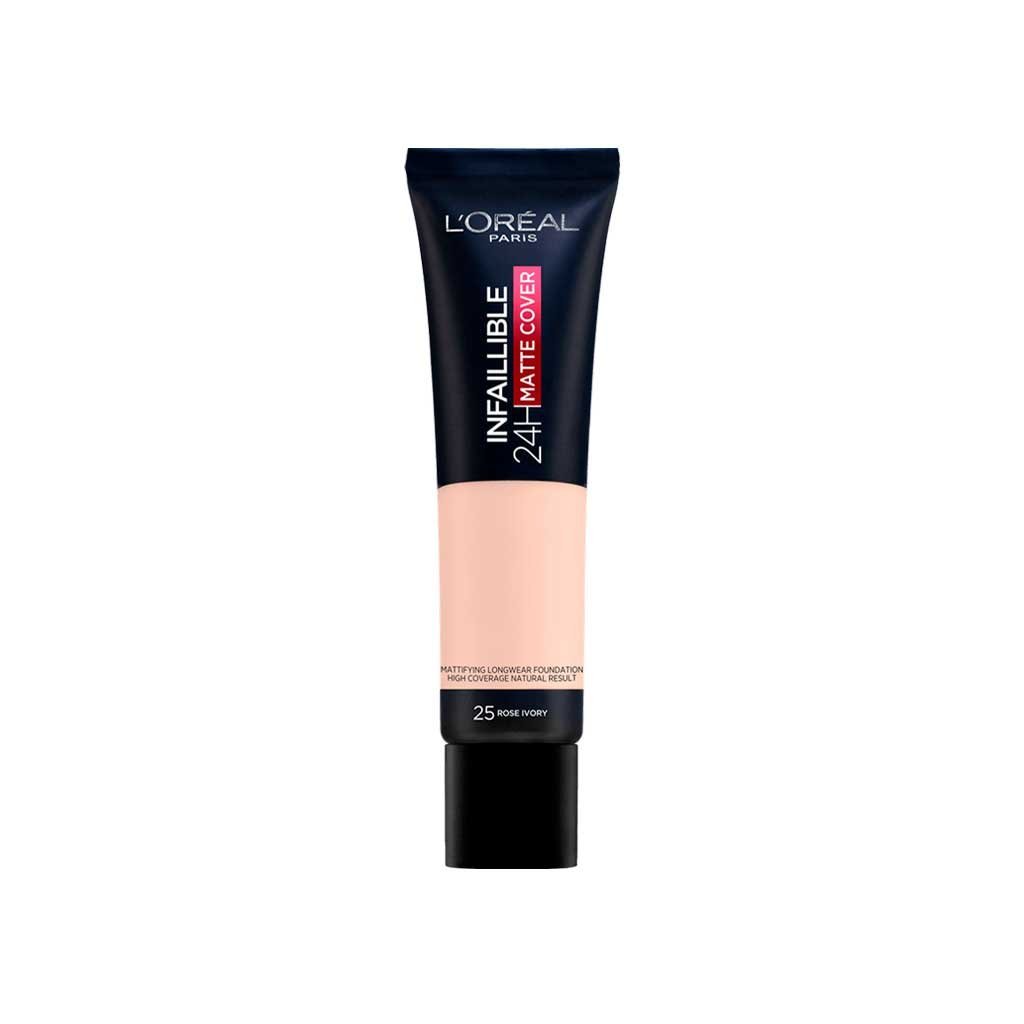 25-Rose-Ivory.jpg L'Oreal Paris Infaillible Matte Cover Foundation 24 H - الصورة 1