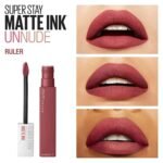 ⁦Maybelline SuperStay Matte Ink Liquid Lipstick 80 Ruler⁩ - الصورة ⁦4⁩