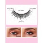 ⁦Shein 20 pairs of thick, full, faux fur false eyelashes⁩ - الصورة ⁦2⁩