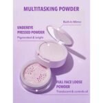 ⁦Sheglam Insta-Ready Face & Under Eye Setting Powder Duo-Taro⁩ - الصورة ⁦2⁩