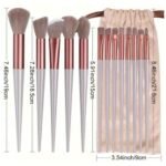 Shein Professional Makeup Brush Set Brown 13Pcs - Image 3
