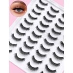 ⁦Shein 20 pairs of thick, full, faux fur false eyelashes⁩ - الصورة ⁦3⁩