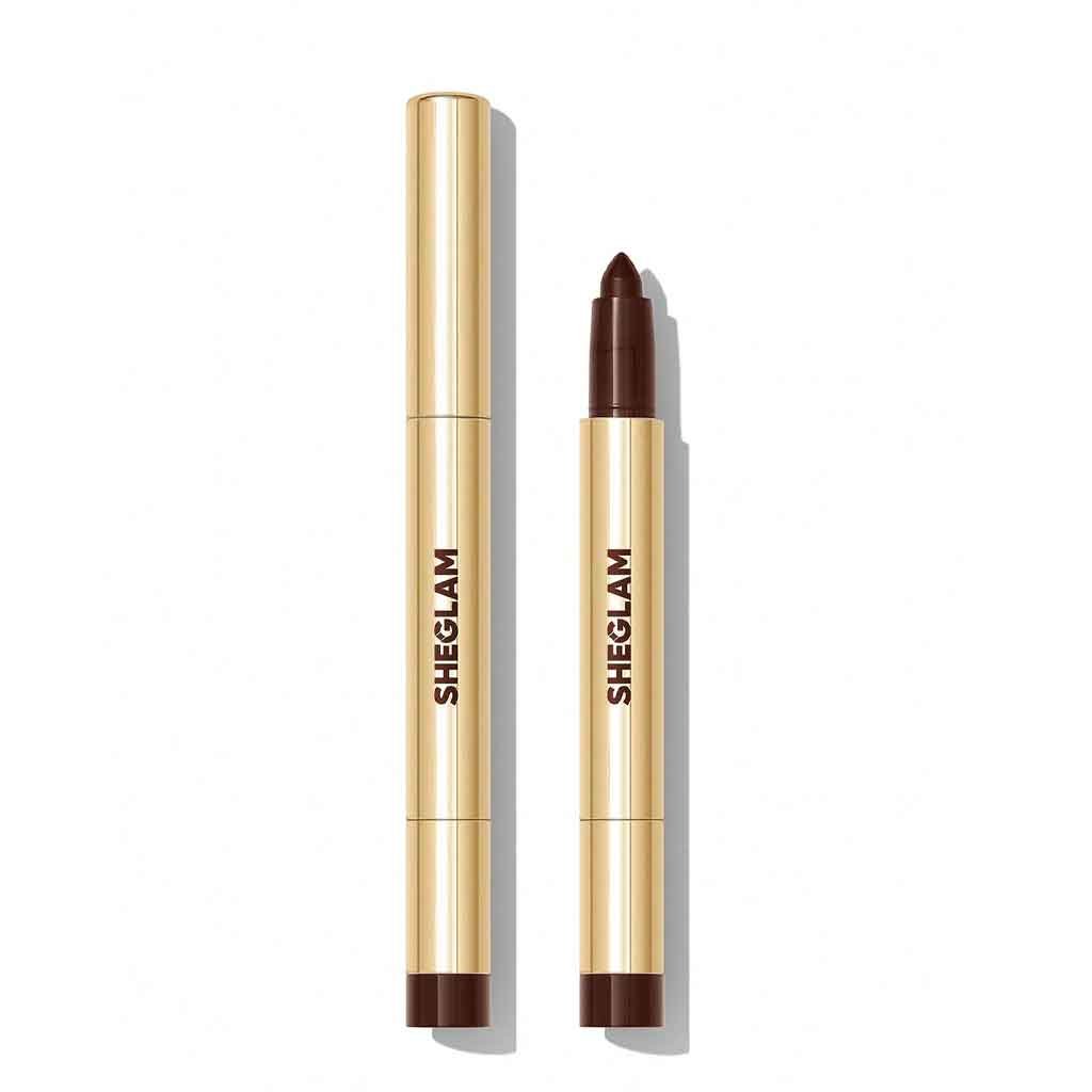 Brown_80095165-f432-4655-b83b-4a70f9d1e5df.jpg Sheglam Bold Moves Kohl Cream Eyeliner Pencil-Brown - Image 1