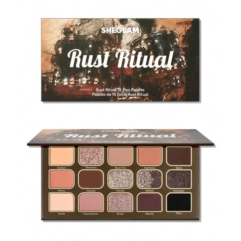 Rust-Ritual.jpg Sheglam Rust Ritual 15-Pan Palette - Image 1
