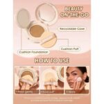 ⁦Sheglam Lock & Go Long-Lasting Cushion Foundation⁩ - الصورة ⁦21⁩