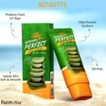 ⁦Farm Stay Aloe Vera Perfect Sun Cream SPF 50+⁩ - الصورة ⁦4⁩